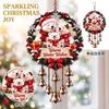 Christmas Bell Acrylic Suncatcher for Window Decoration, Holiday Window Decor