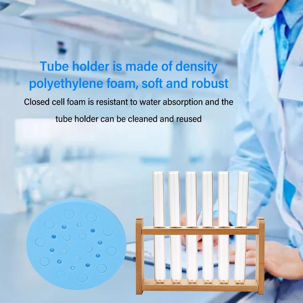 20Pcs Flexible Floating Tube Rack Bright Color Water Bath Float Foam Tube Float Water Bath Heating