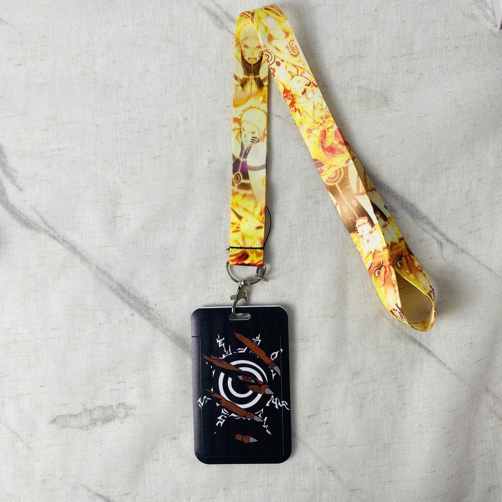 Anime Kreslený Držák na Identifikační Kartu Klíčenky Šňůrka na Krk Pro Průkazku Anime Držák na Kreditní Kartu Klíčenka Popruhy