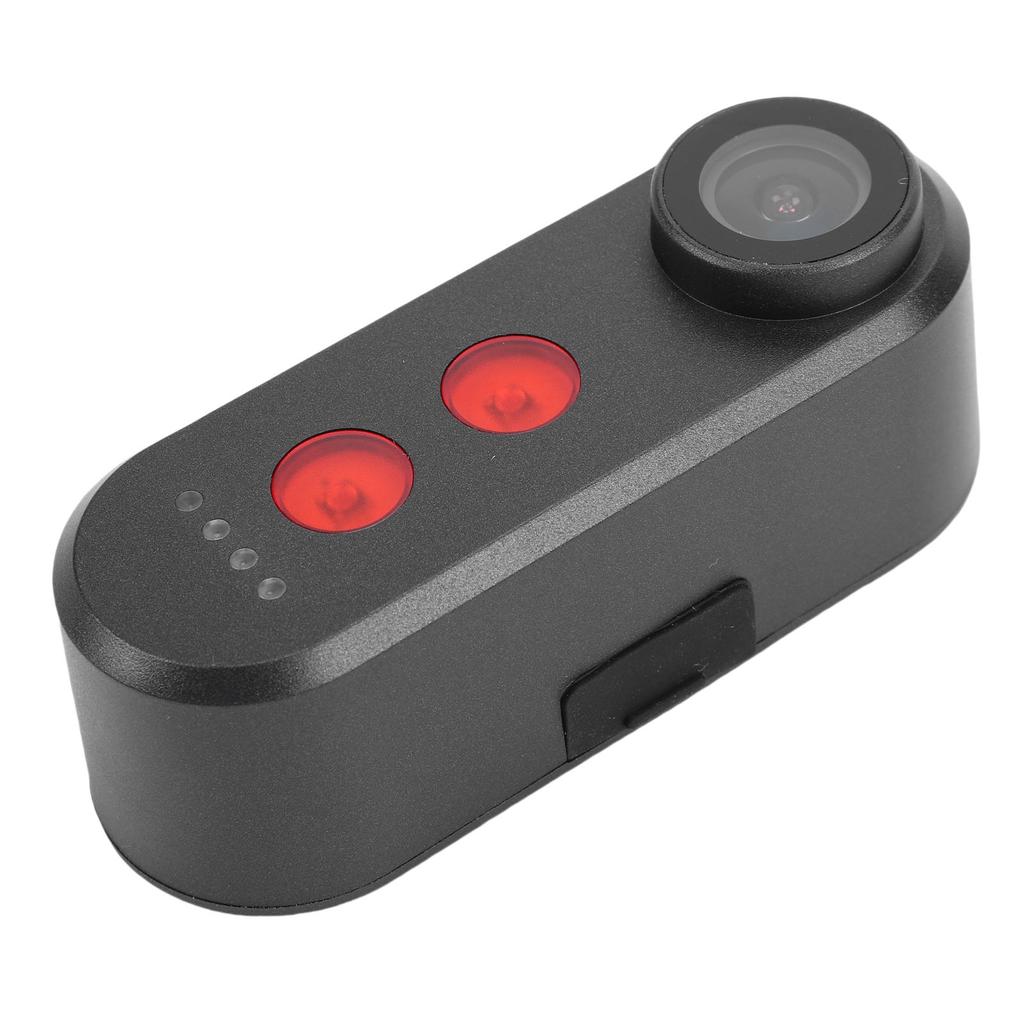 Bike Camera with Tail Light 4K Video Recording Water Proof Action Camera for Outdoor Cycling Strap Type 140 Degree Wide Angle