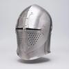 Handmade Medieval 14th Century Great Helmet Perfect for Renaissance Fair, Cosplay, LARP, Halloween Costume Authentic Steel Replica