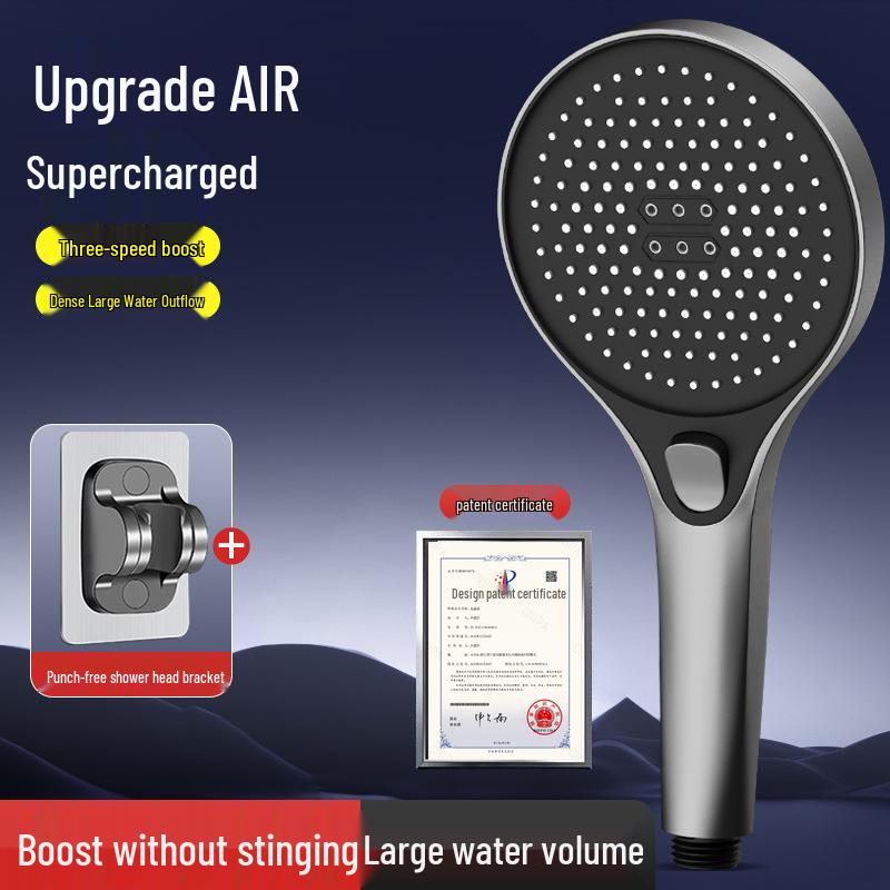 Ultra Pressurized Rain Shower Head with Built-in Water Heater for Enhanced Bathing Experience