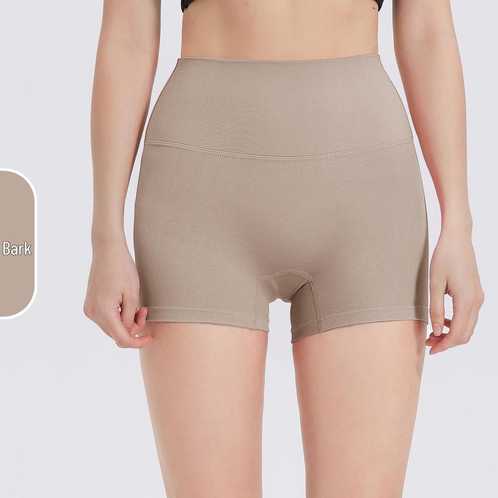 Shorts de Yoga Taille Haute Contrôle du Ventre pour Femmes - Push-up Pêche, Tissu Brossé, Longueur Trois-Quarts pour la Course à Pied et le Fitness