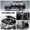 Масштаб 1/32 Nissan Patrol SUV, имитация модели автомобиля из сплава, детская металлическая игрушка со звуком и светом, литая под давлением, подарок для мальчиков, подарок
