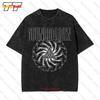 Soundgarden Black Blade Motor Finger Vintage Übergroßes T-Shirt VYL