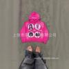 2025 new American European and American 3d digital printing street rock character casual hoodie sweater