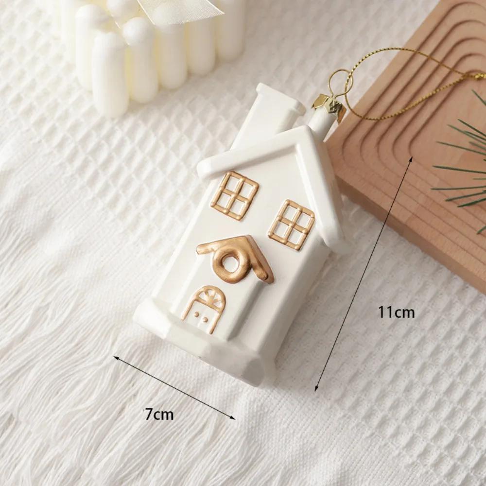High Quality Green Christmas Hanging Decoration DIY Plastic Drop Pendant House Car Reusable Xmas Tree Ornament For Christmas
