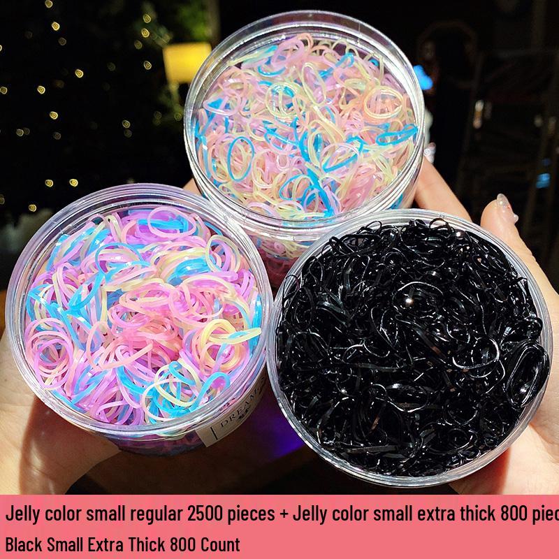 Elastic Hair Ties for Children - Small, Durable, High Elasticity Bands for Girls