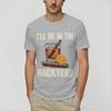 Vintage T Shirt Summer Be In The Backyard Funny Leisure T Shirts 100 Cotton Tee Shirt Y2K Basic Printed Short Sleeve Clothing