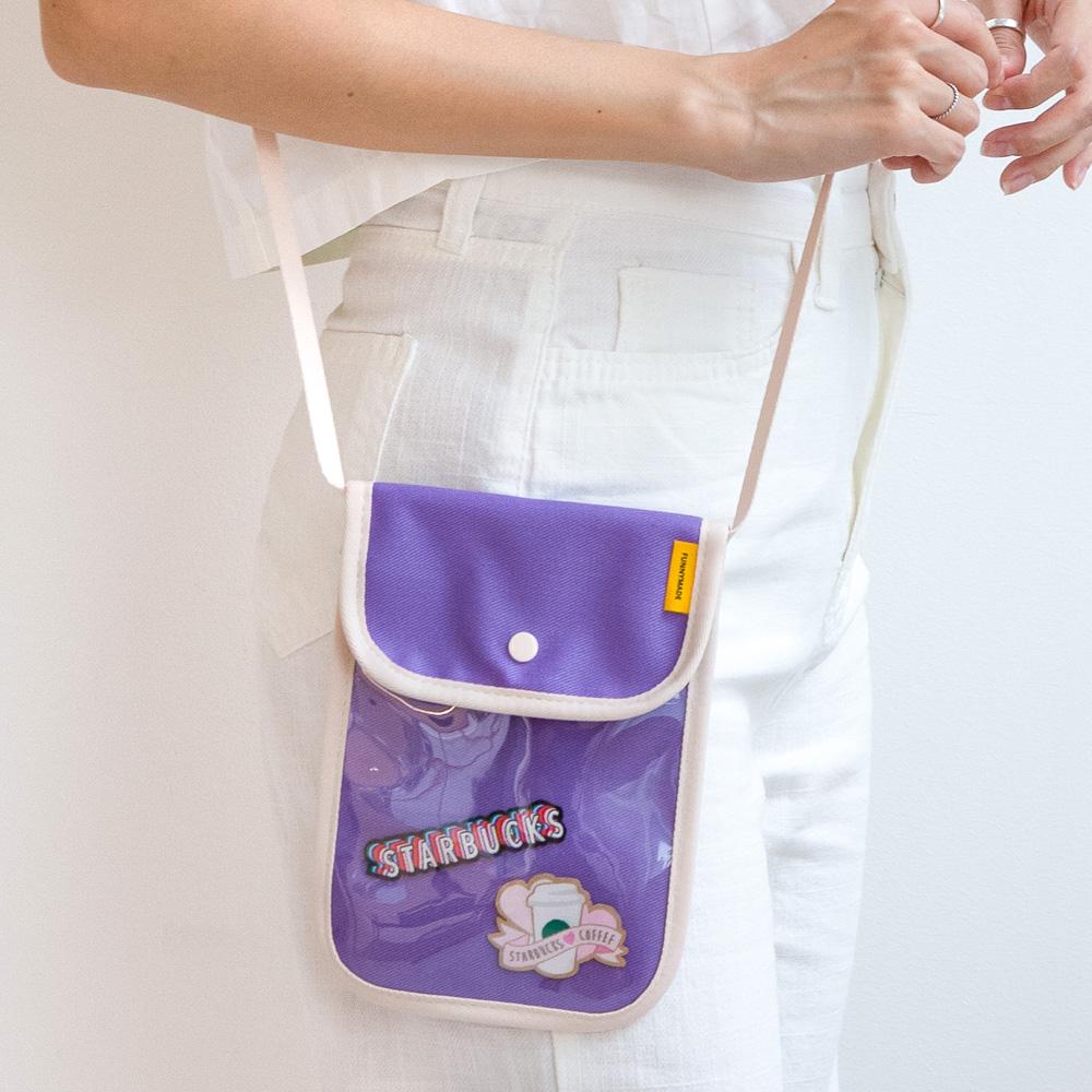 Funnymade Canvas Phone Crossbody Mini Bag - 6 Colors