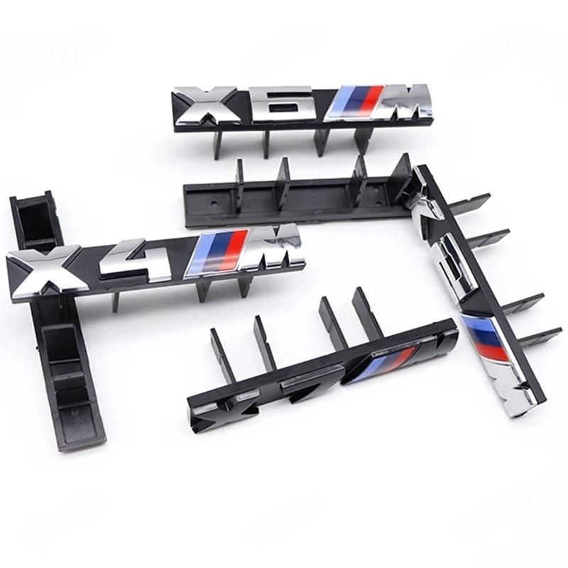 MWPF4 3D ABS Front Grille Badge Vehicle Exterior Tuning Accessories For BMW M Emblem X1 X2 X3 X4 X5 X6 X7 E38 E39 E30