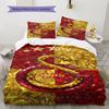 Cartoon Pattern Bedding Quilt Set Quilt Cover Pillowcase Home Decoration Birthday Gift (1 * Duvet Cover + 2 * Pillowcase, Without Core)