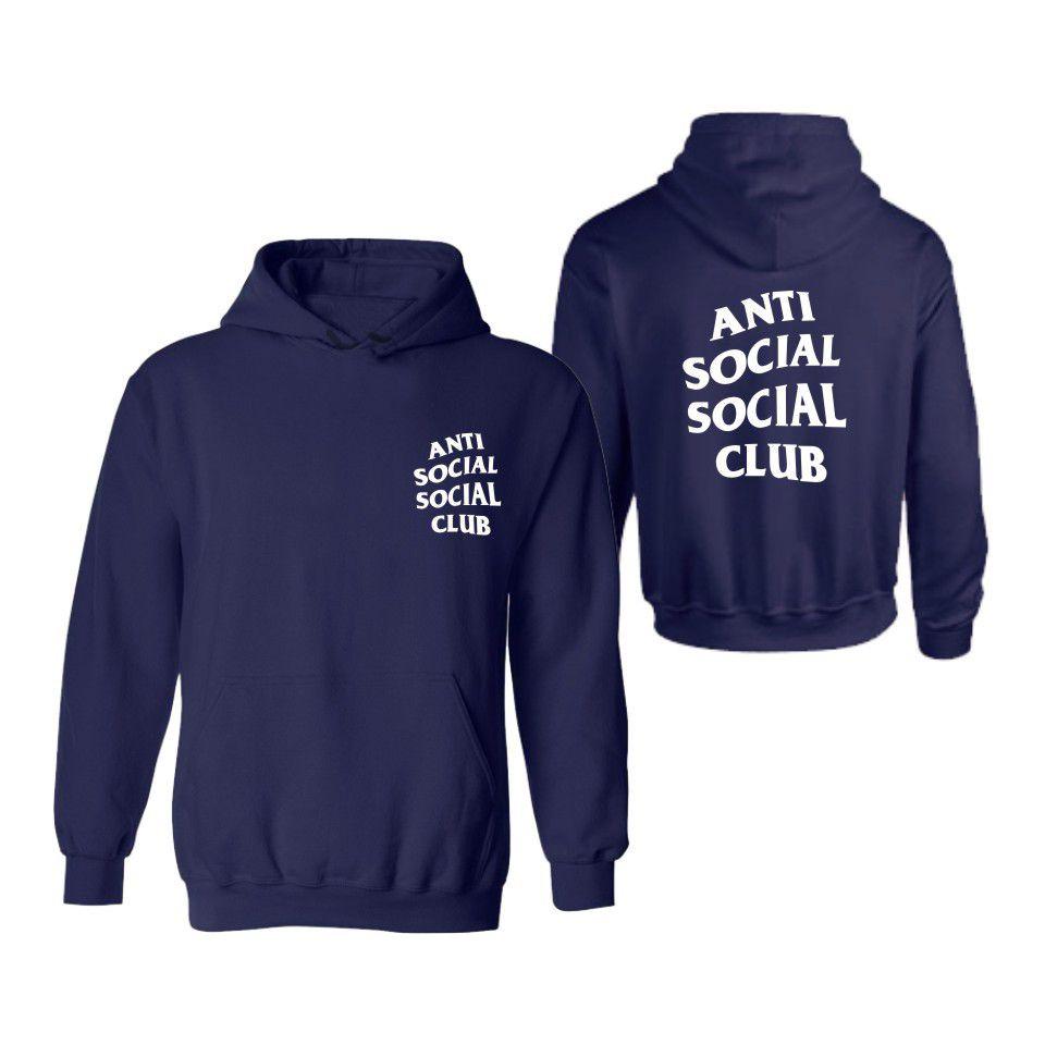 

Anti Social Social Club Unisex Hoodie New Long Sleeve Hood Sweater Sweatshirt XL（Tag XL=US M）
