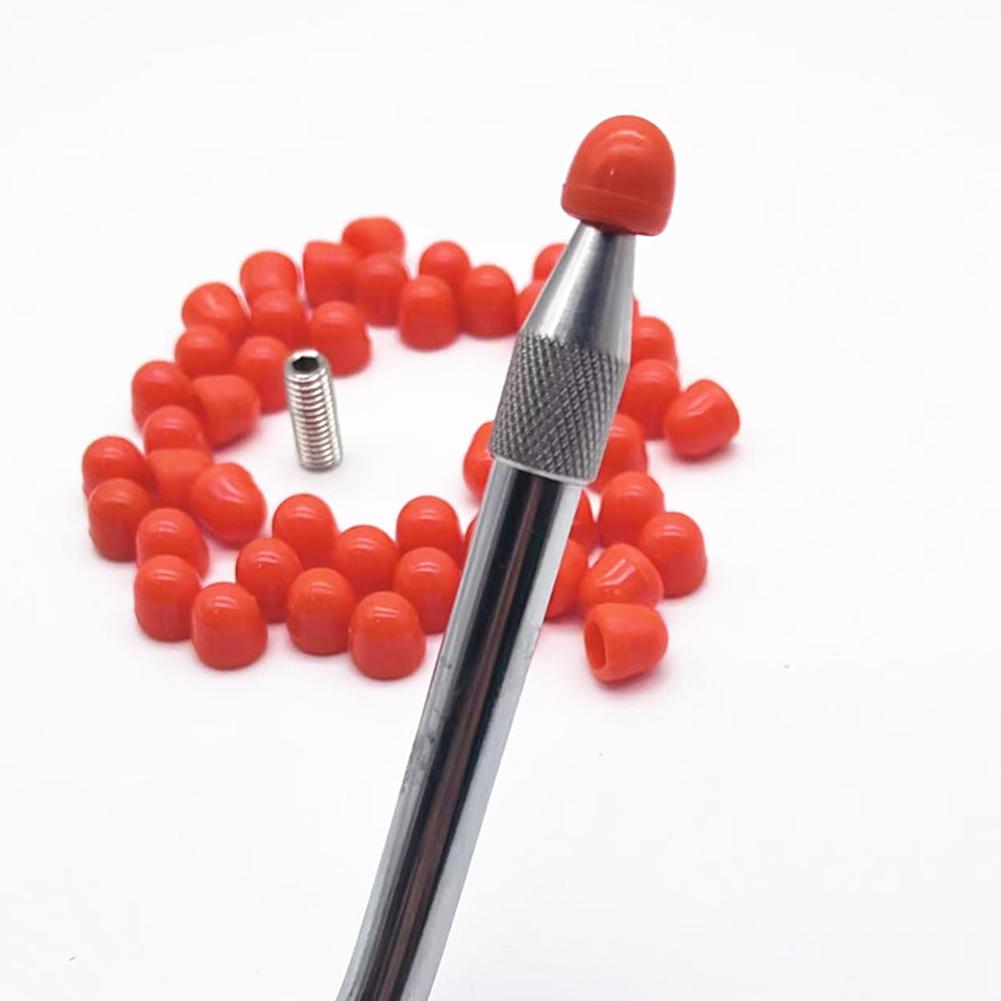 50PCS Dent Reparatur Werkzeuge Knock Down Kopf Ersatz Mit Köpfe Abdeckung Paintless Auto Dent Reparatur Hand Werkzeug Zubehör