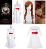 Bezaubernde Annabelle Creation Halloween Horrorpuppe Weißes Kleid Für Mädchen Und Erwachsene