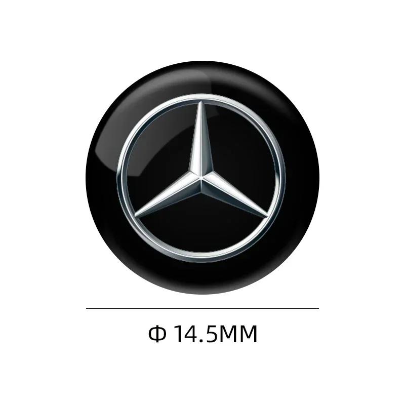 2025 For Mercedes-Benz 2Pcs Car styling Lock Keyhole Stickers Decoration Protection For Mercedes Benz C180 C200 C260 C300 W108 W