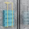 Towel Rack for Bathroom Wall Mounted Towel Rack Holds Rolled Towels Metal Towel Organizer for Small Bathrooms Guest Rooms RV