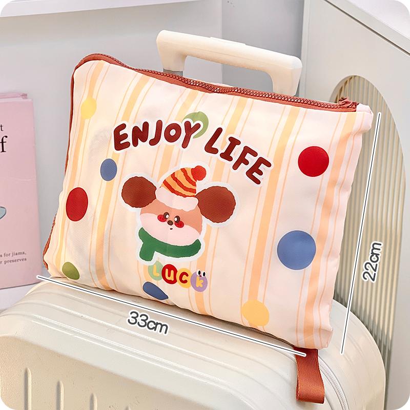 3pcs Travel Cosmetics Storage Bag Girls Large Capacity Cute Kids Clothing Travel Storage Bags Set Organizer Zipper Underwear Bag