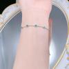 Zhuozhifan 2025 S925 Silver Para Color Bubble Bracelet-Anklet, Trendy & Versatile Summer Jewelry.