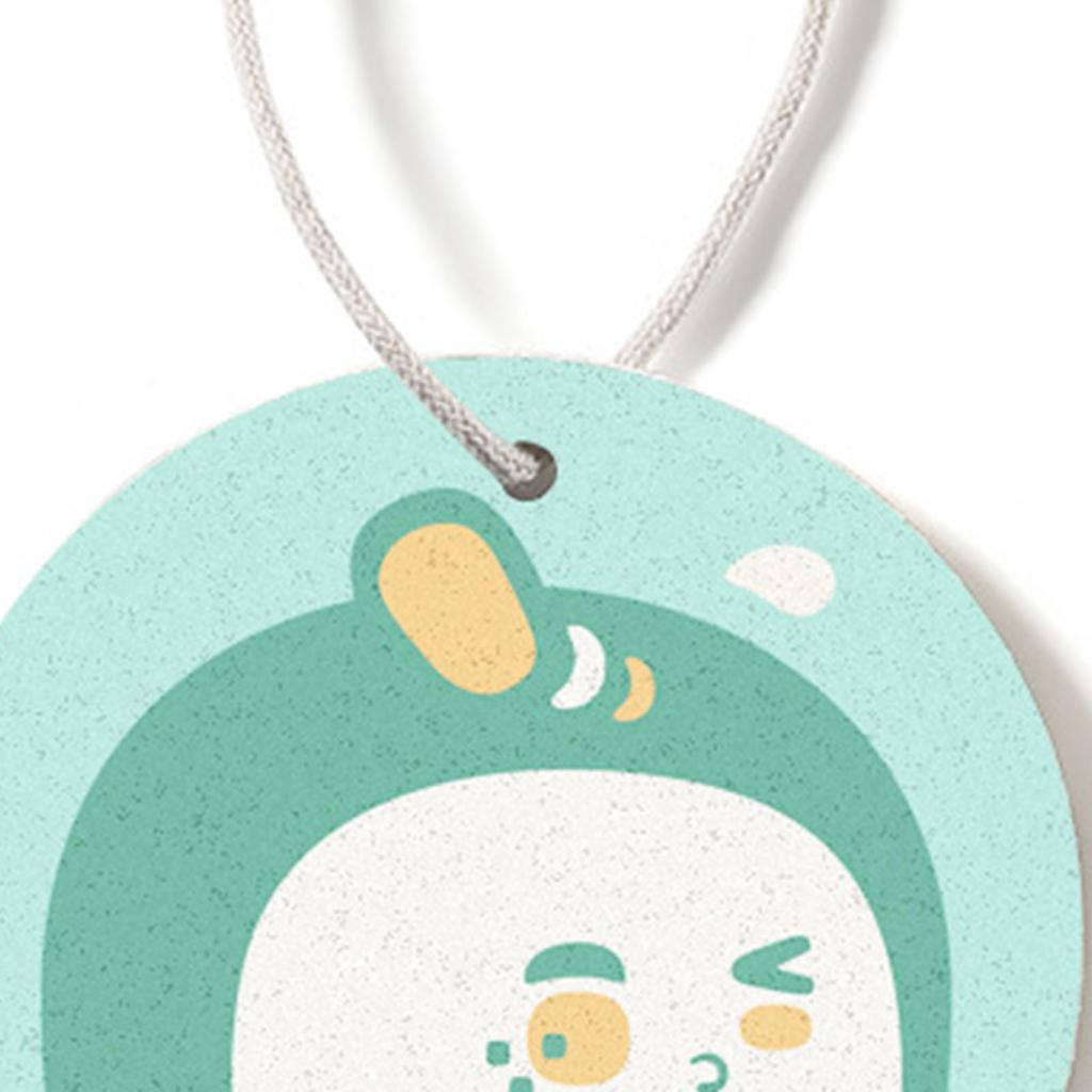 Scrub Sponge Cartoon Wood Pulp Cotton Compressed Absorbent Dishwashing Sponge for Kitchen Pot