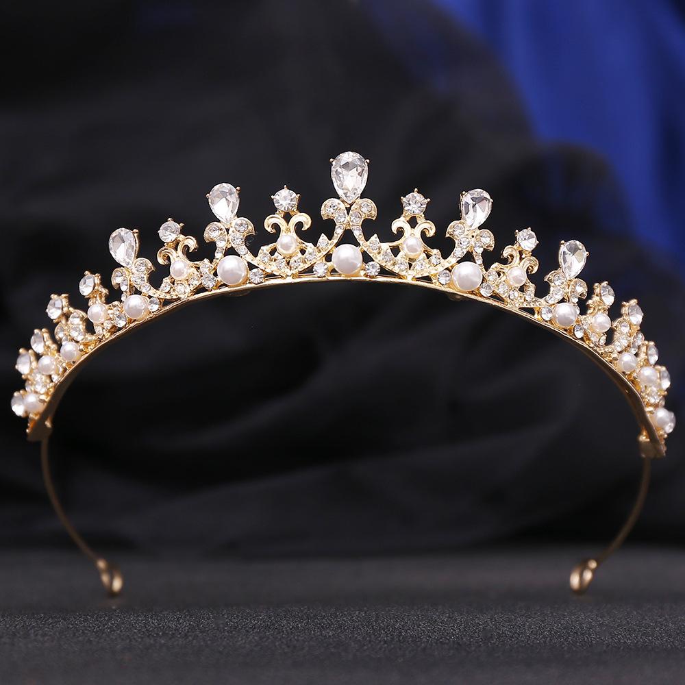 New Small Crown Tiara Children Princess Birthday Crown Headband Wedding Wedding Dress Accessories