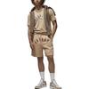 Jordan Flight MVP Logo Print Lace-Up Comfortable Sports Shorts Men Bottoms Khaki FB7023-200