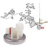 1PC Coffee Machine Water Circuit D4 To G1/8 Interface Membrane Pressure Regulator Of Pump For Jura/AEG/Siemens/Krups