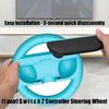 2Pcs Steering Wheel for NS2 Handle Controller Racing Game Wheel Ergonomic Handle Design Comfortable Long Play