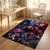 Personalized Crystal Velvet Carpet,Jujutsu Kaisen Custom Printed Name, Plush Area Rug For Home Indoor Decor