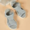 Large size fly-woven sandals for women's summer new models, light outer sandals for one pedal