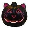 Halloween Pumpkin Light Spooky Carved Plastic Pumpkin Lantern Light-up Pumpkin Figurine for Outdoor Indoor Porch Room Decoration