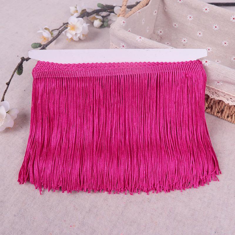 Polyester Fringe Tassel Trim (10-20cm) for Stage Costumes, Curtains, Carpets, and Lace Decorations