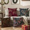 Sari Fabric Cushion Cover Pattern Printed Pillowcase For Living Room Sofa Cushion Cover & Bedroom Decor