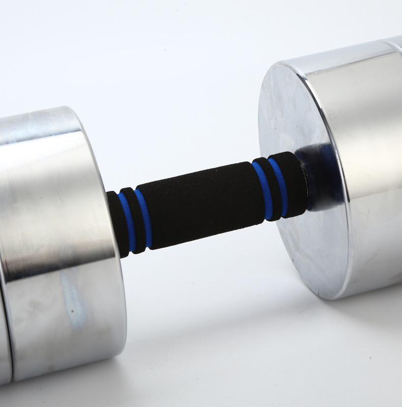 Electroplated Chrome Adjustable Dumbbells for Home Fitness - Multiple Styles Available
