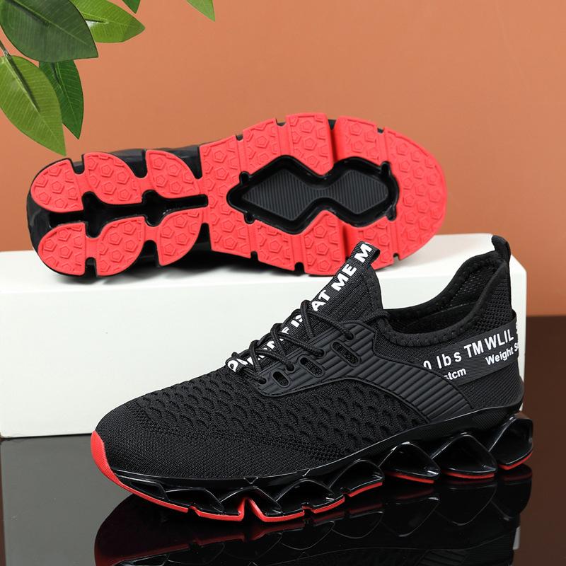 Couple Shoes Blade Sneakers Flying Woven Casual Running Shoes Large Size Shipping