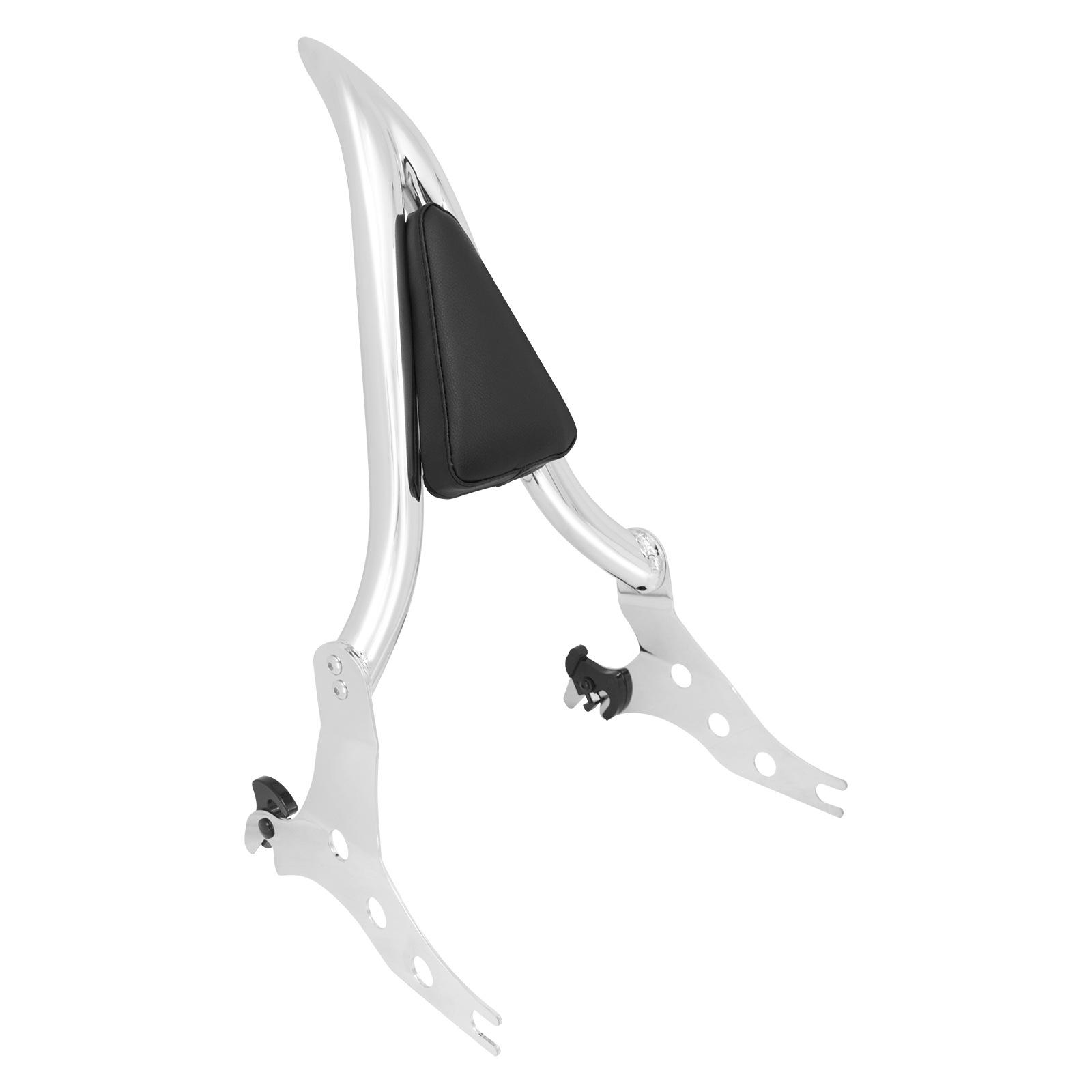 Harley-Davidson Softail 18+ Fat Boy Triangle Backrest Split Motorcycle Parts Upgrade.
