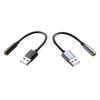 B03B-USB zu 3,5mm Klinke Audio-Adapter USB zu Audio-Klinken-Adapter Headset USB A zu 3,5mm Buchse Externe Stereo-Soundkarte