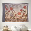 Boho Tapestry Nature Wall Hanging Aesthetic Room Decor Vintage Botanical Wall Art Home Decor Dorm Room Living Room Wall Hanging
