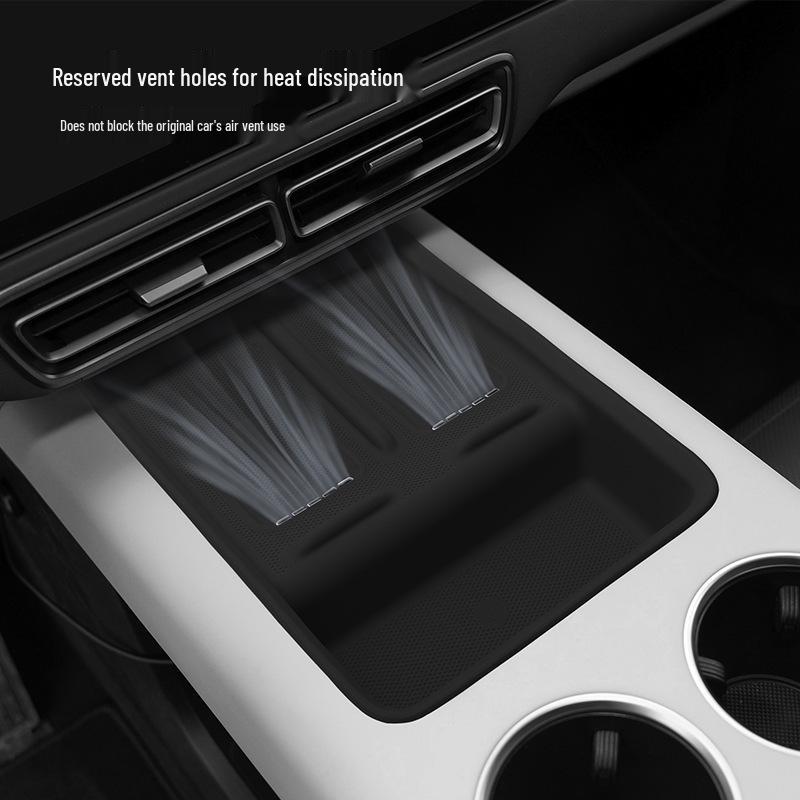Ideal MEGA Center Console Wireless Charging Anti-Slip Silicone Pad for Car Interior Protection