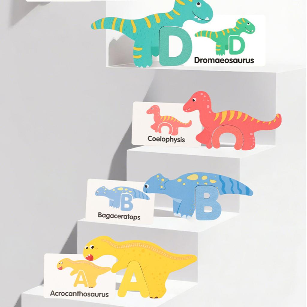 Dinosaur Letter Matching Toys, Children's Educational Toys, Early Education Learning Letters, Cultivating Early Language