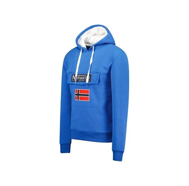 Hoodie Geographical Norway WW6115H/GN-Royal Blue / White