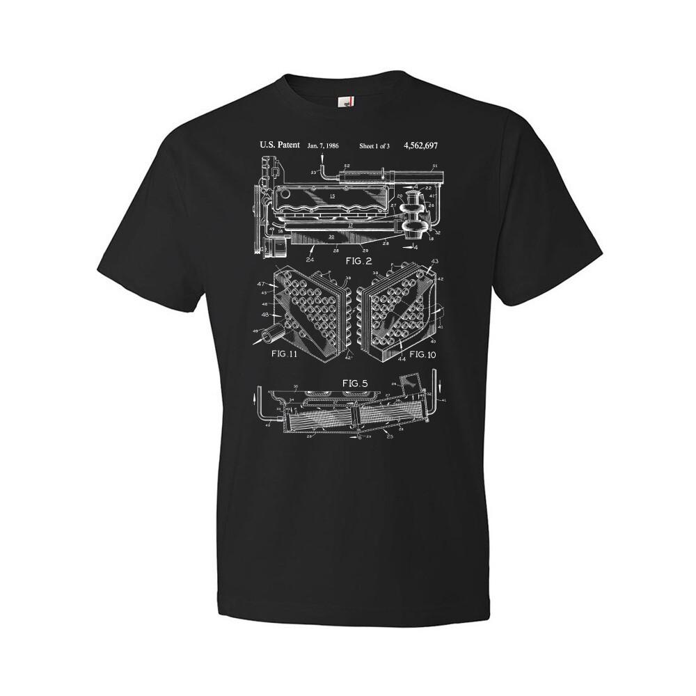 Turbocharger Intercooler Patent Shirt Mechanic Gift Racing Apparel Gearhead Gift S