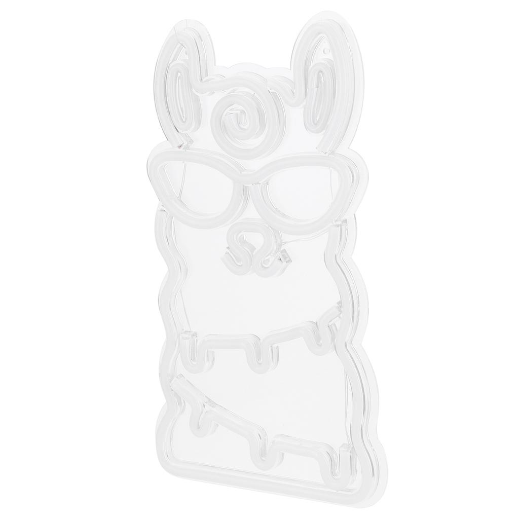 LED Neonlicht Alpaka?Form Wand Neon Schild Kunst USB Betrieben Zuhause Schlafzimmer Bar Club Dekoration