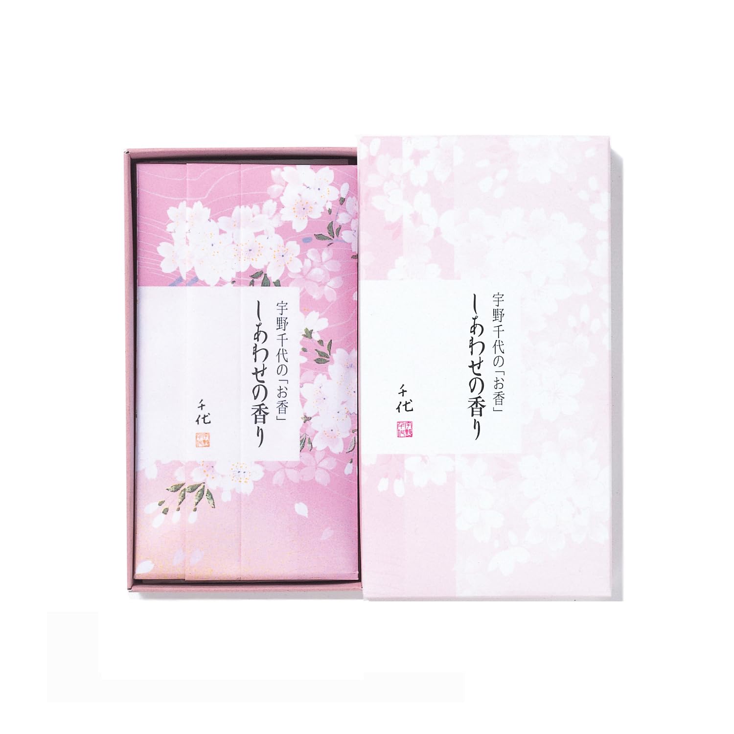 Nippon Kodo Unochiyo Happy Aroma cone 20pcs with incense holder коричневый