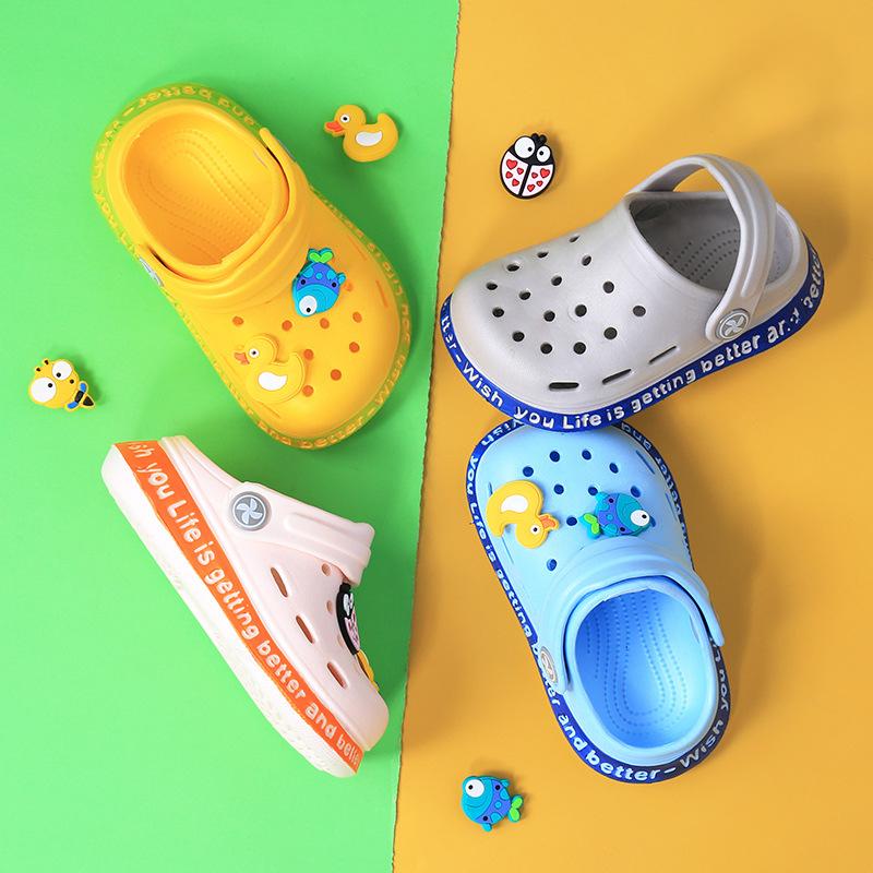 Детские летние сандалии с отверстиями в виде пещеры с рисунком — фото 10