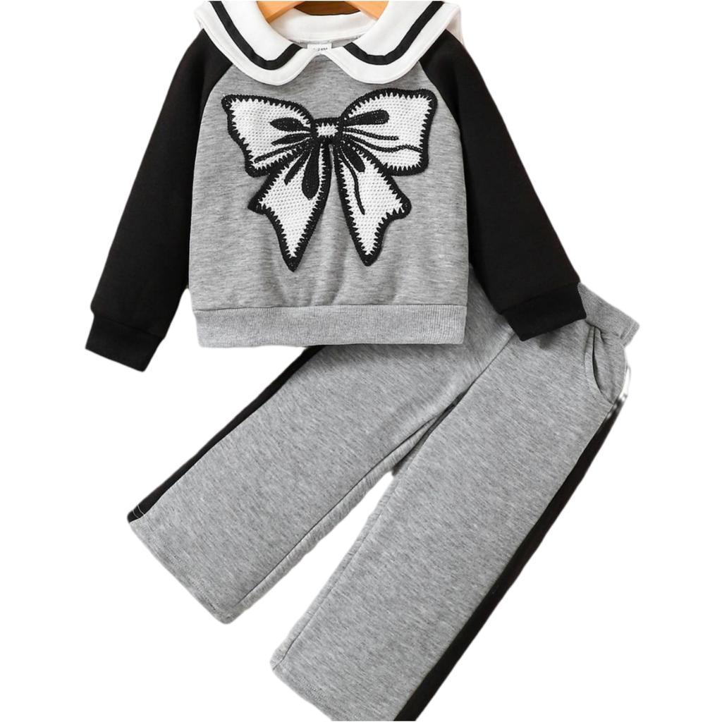 Kids' Long-Sleeve Top Set - Casual, Stylish & Versatile Children's Outfit
