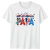 All American Papa TShirt Patriotic Dad Tee Fathers Day Gift