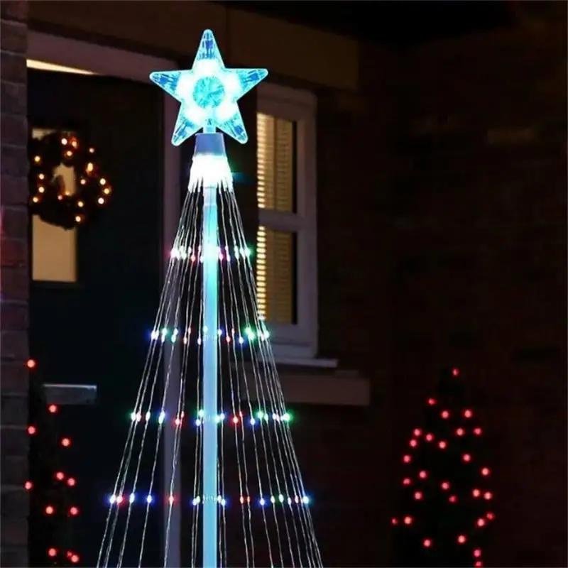 Controlchristmas Light NEW LED Christmas Tree Indoor Outdoor Decoration Metal Ring Led String Light Decorative Light