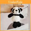 Cute Panda Plush Keychain Fluffy Miniature Stuffed Animal Bag Ornament