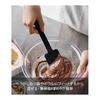 Yamazaki Jitsugyo (Yamazaki) Silicone Spatula Black Approx. W5.5 x D2 x H26cm Tower Rubber Spatula Heat Resistant 4277